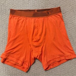 NWT Lululemon Orange Boxer Briefs